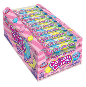 Dubble Bubble Cotton Candy 4pc Gumball Tube 36ct